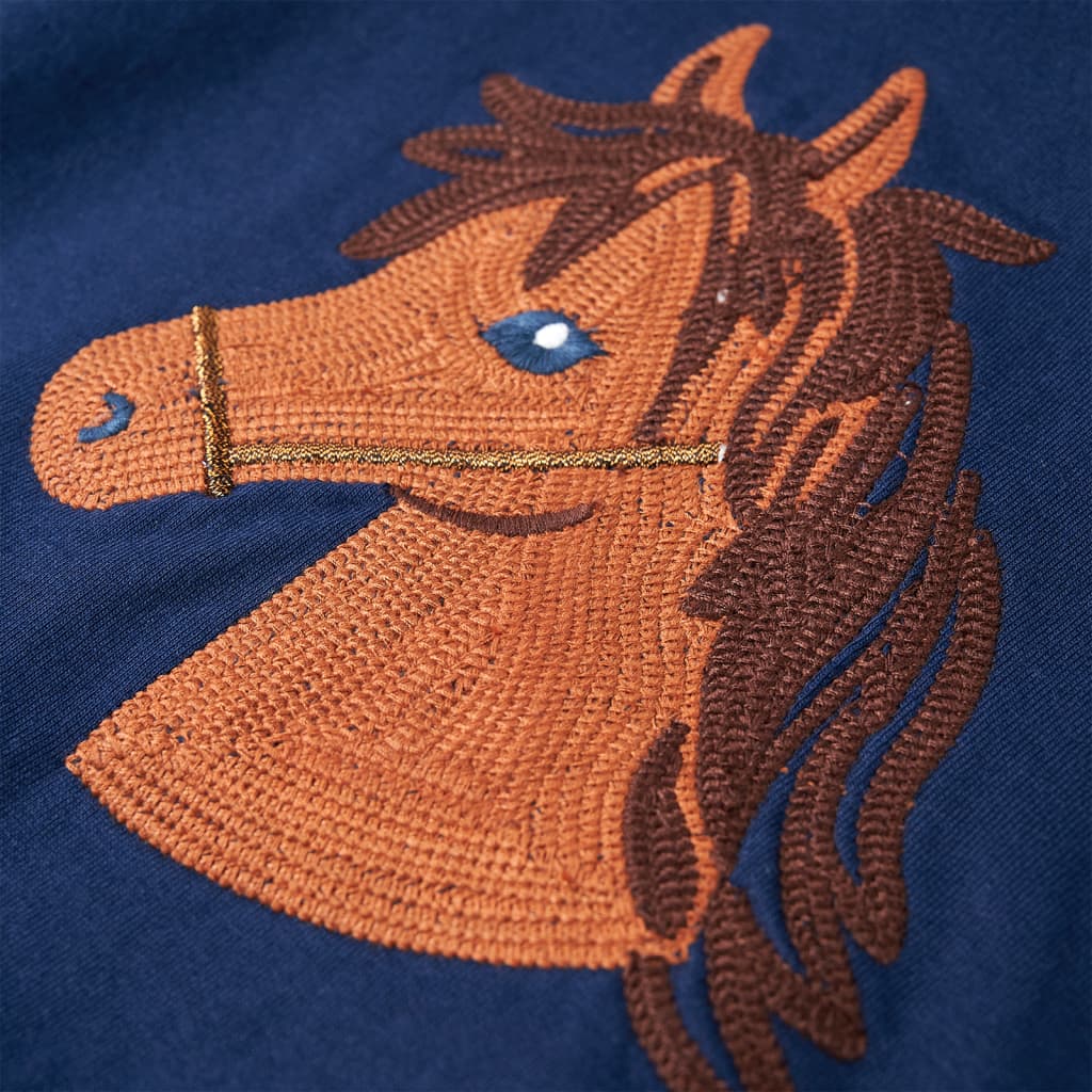 Sweatshirt para criança azul-marinho 116