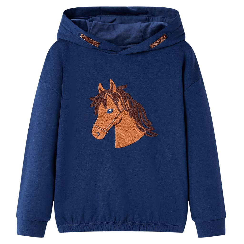 Sweatshirt para criança azul-marinho 116