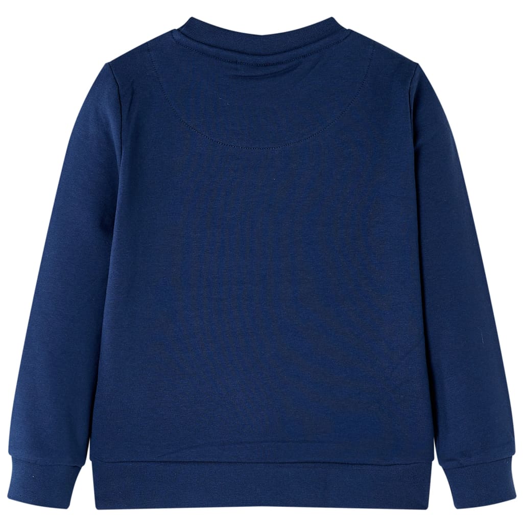 Sweatshirt para criança azul-marinho 140