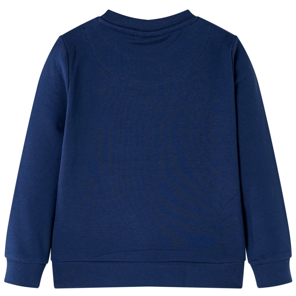 Sweatshirt para criança azul-marinho 140