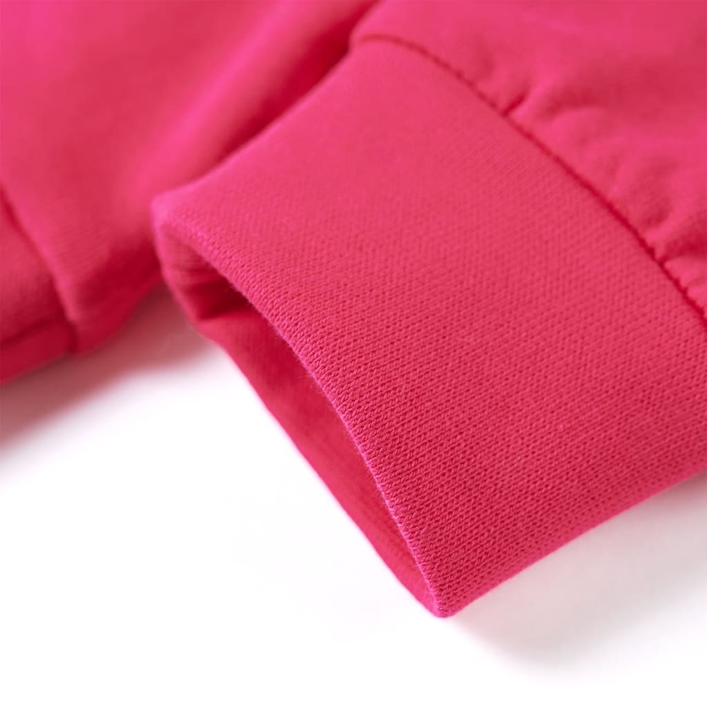 Sweatshirt para criança rosa-choque 128