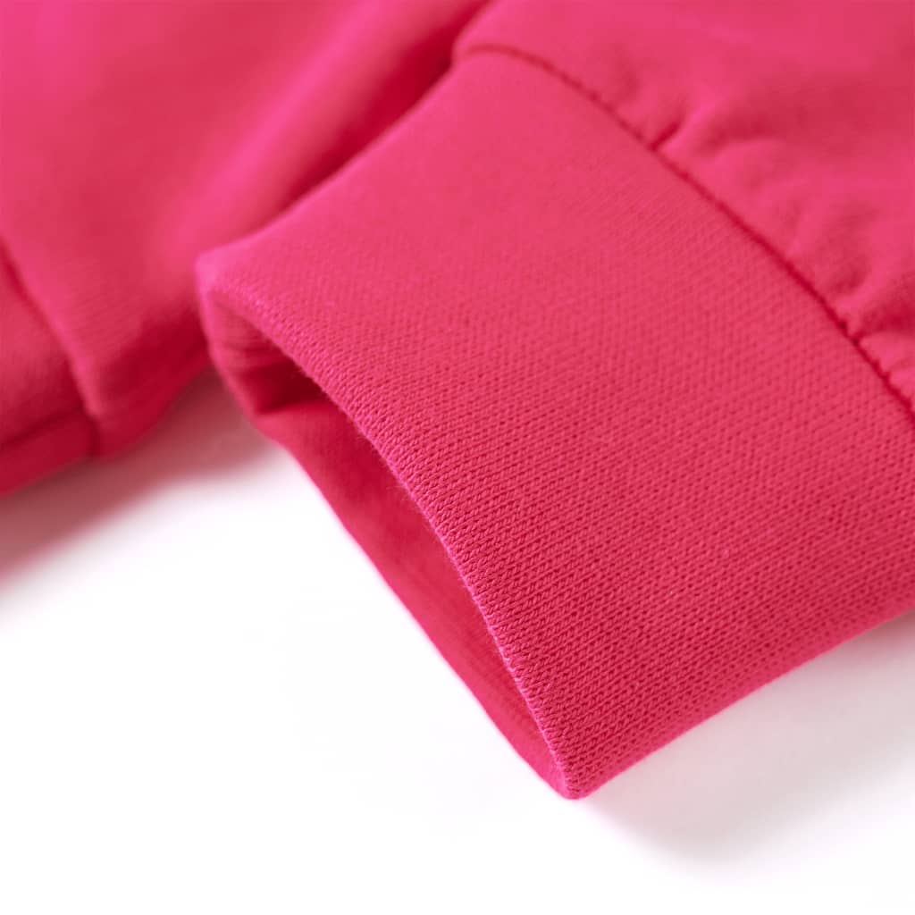 Sweatshirt para criança rosa-choque 128
