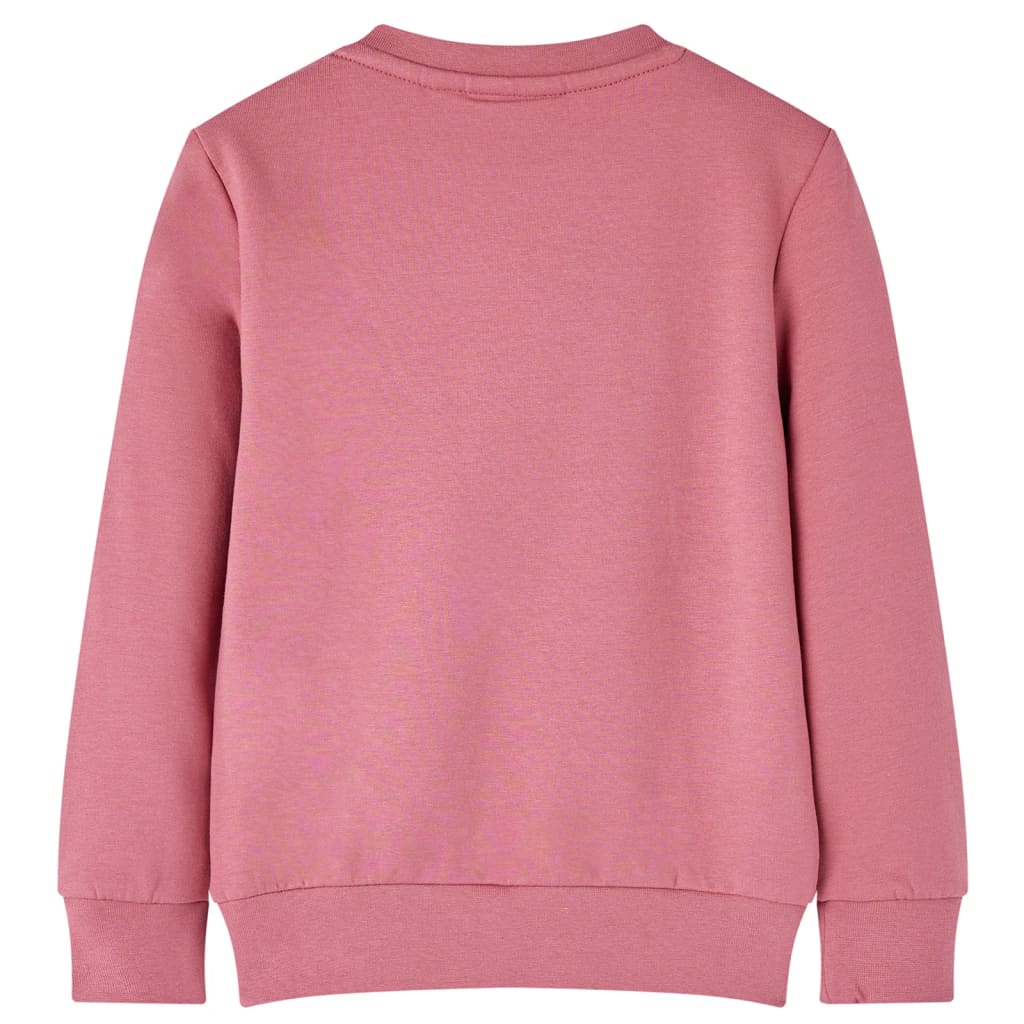 Sweatshirt para criança cor framboesa 140