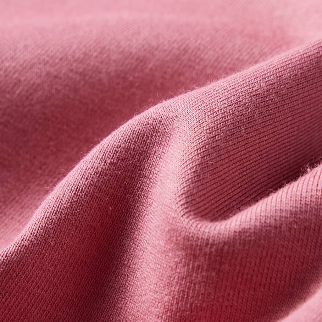 Sweatshirt para criança cor framboesa 140