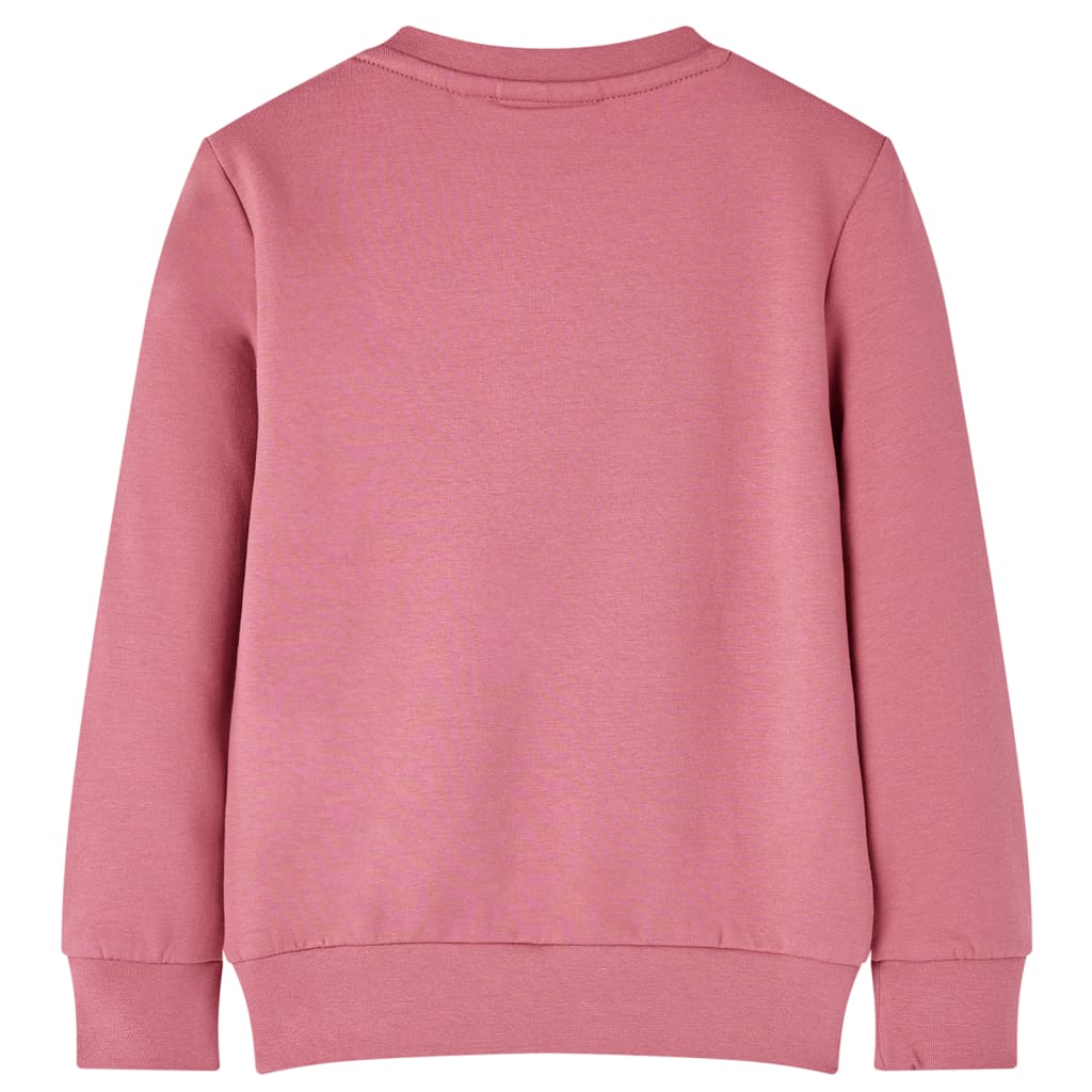Sweatshirt para criança cor framboesa 140