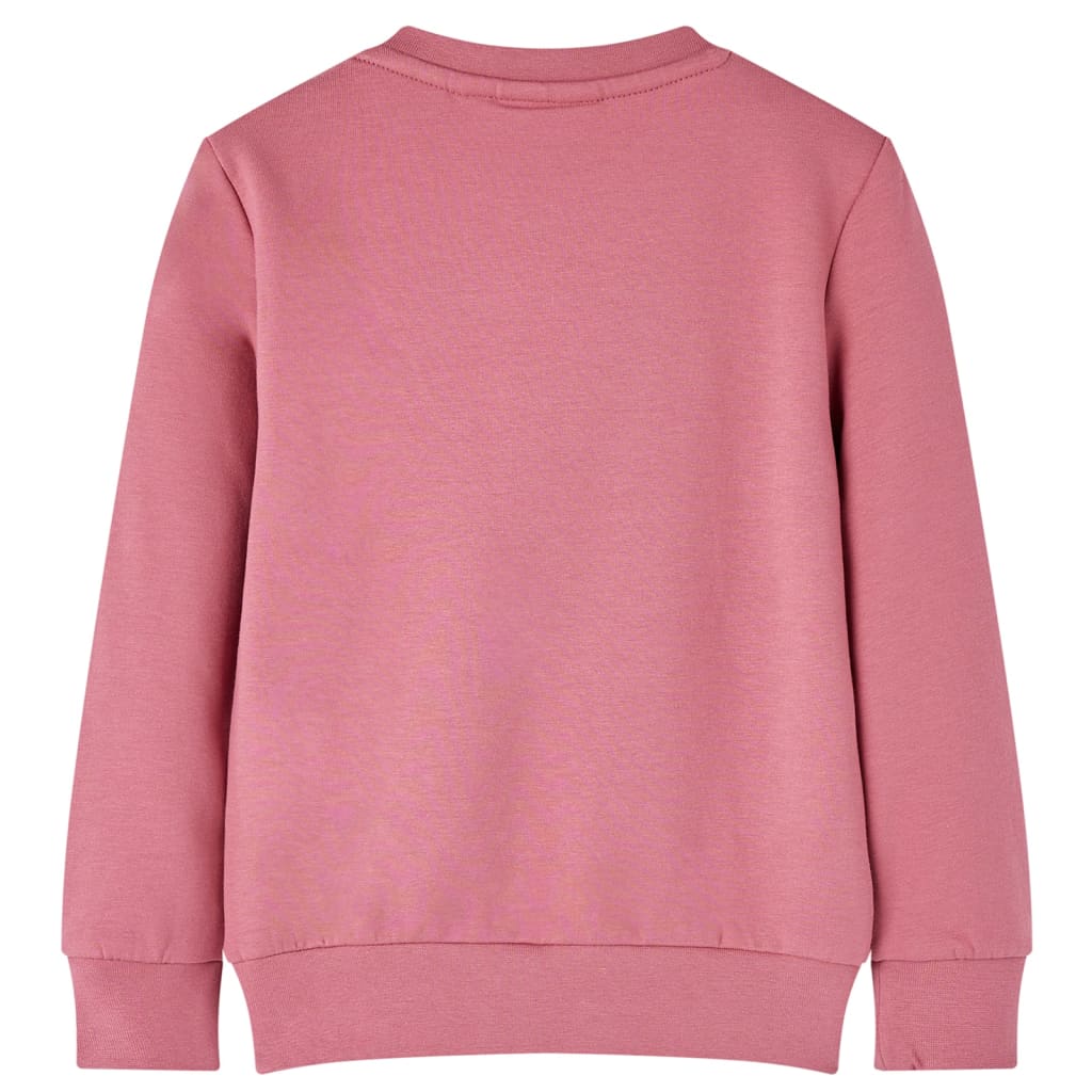 Sweatshirt para criança cor framboesa 140