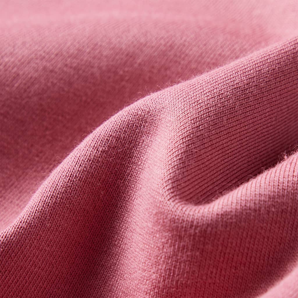 Sweatshirt para criança cor framboesa 140