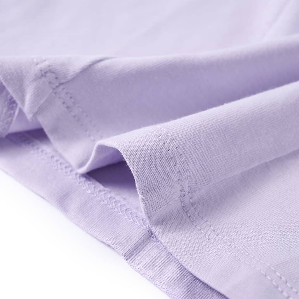 T-shirt de manga comprida para criança cor conhaque 104