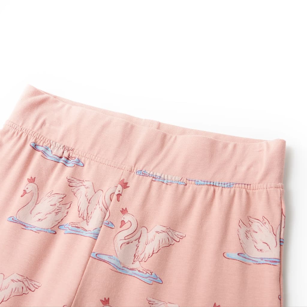 Pijama de manga comprida para criança rosa-claro 92