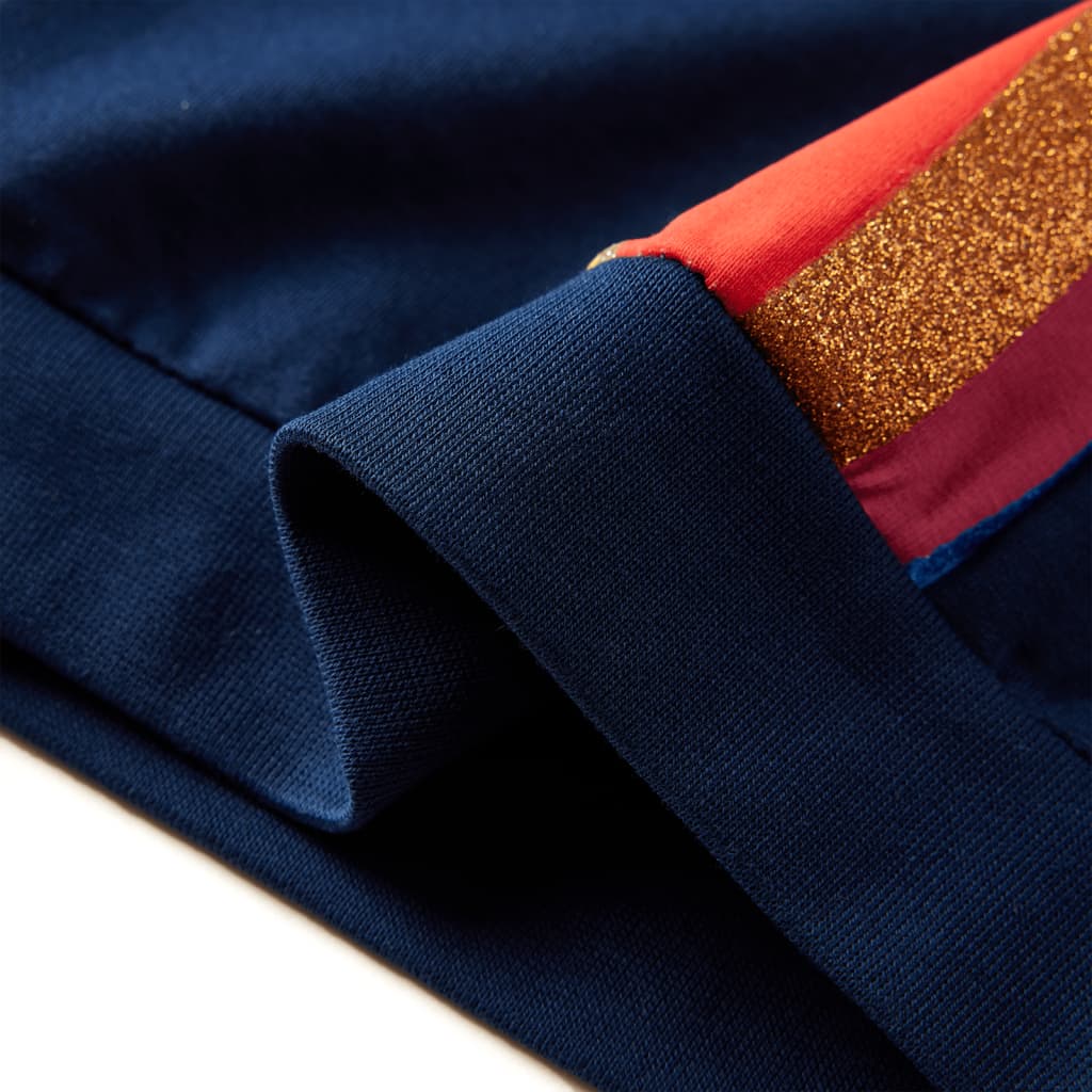 Sweatshirt para criança azul-marinho 104