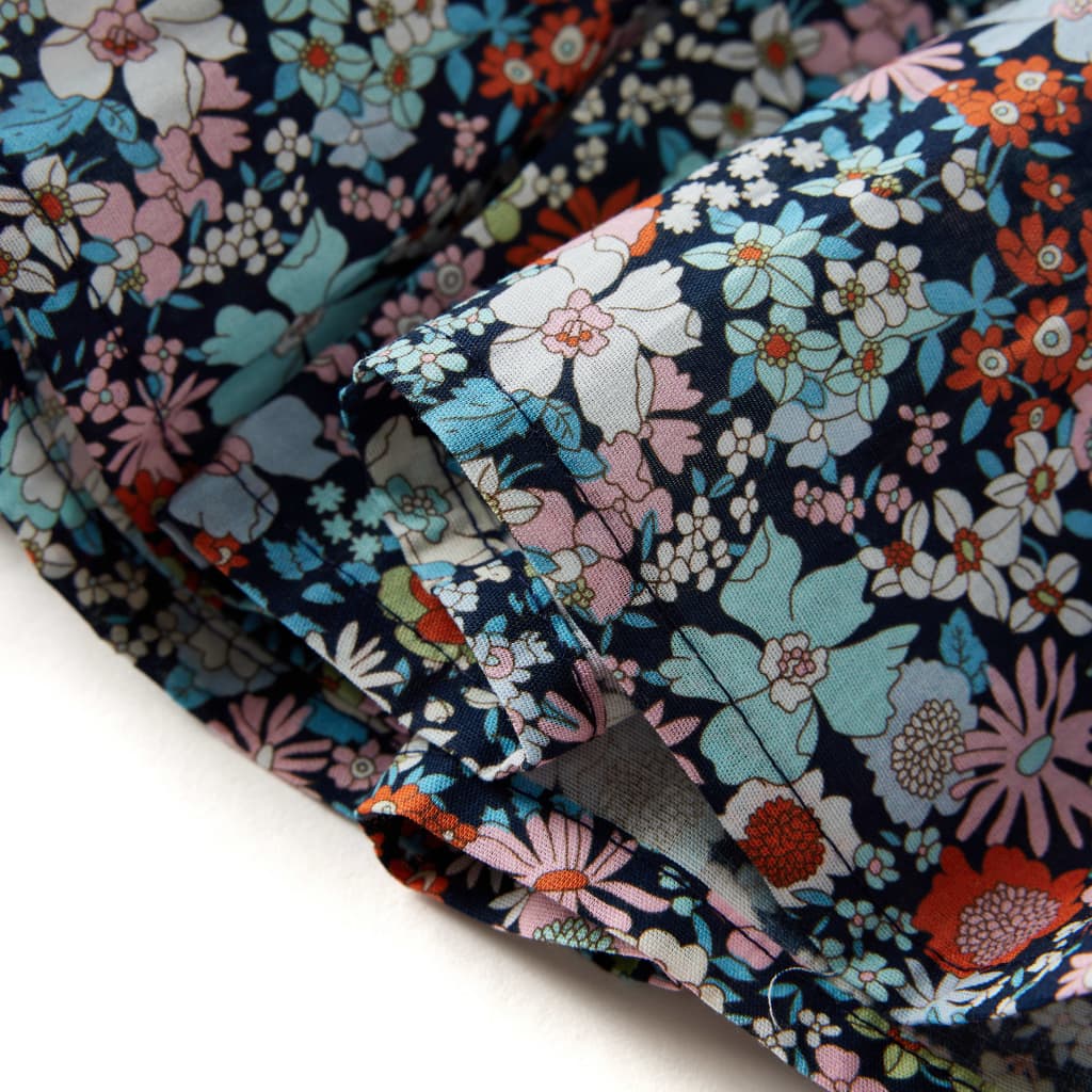 Saia para criança azul-escuro 128