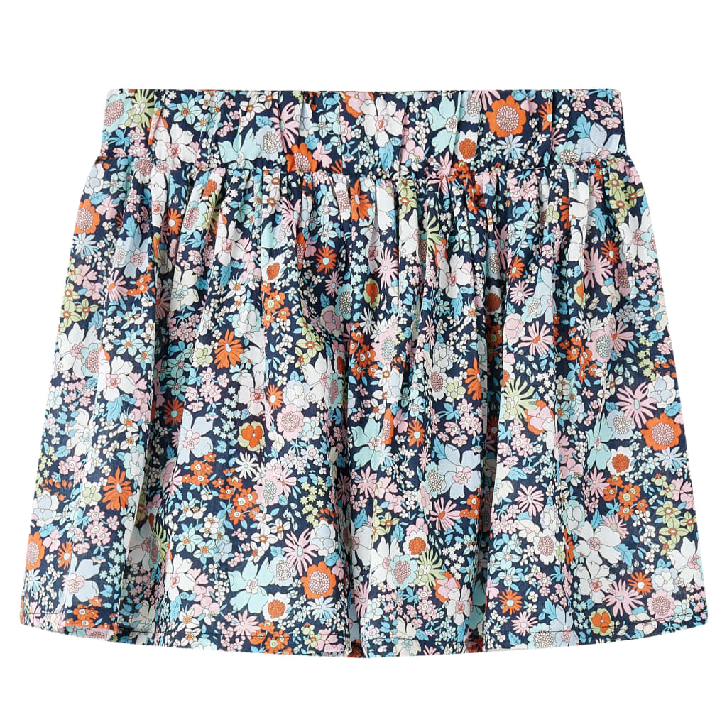 Saia para criança azul-escuro 128