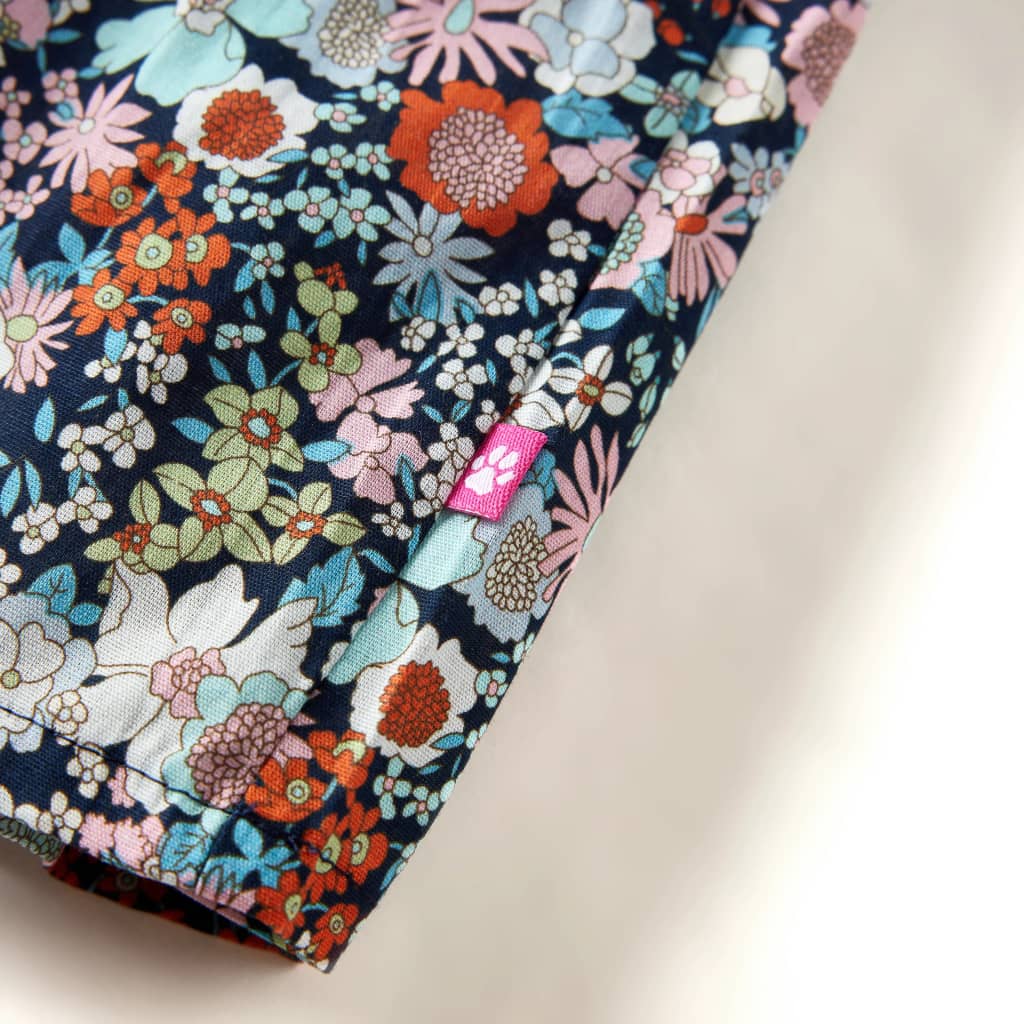 Saia para criança azul-escuro 128