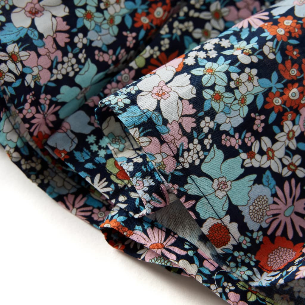 Saia para criança azul-escuro 128