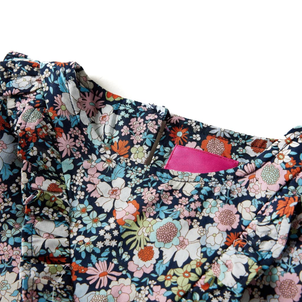 Camisola manga comprida para criança azul-escuro 92