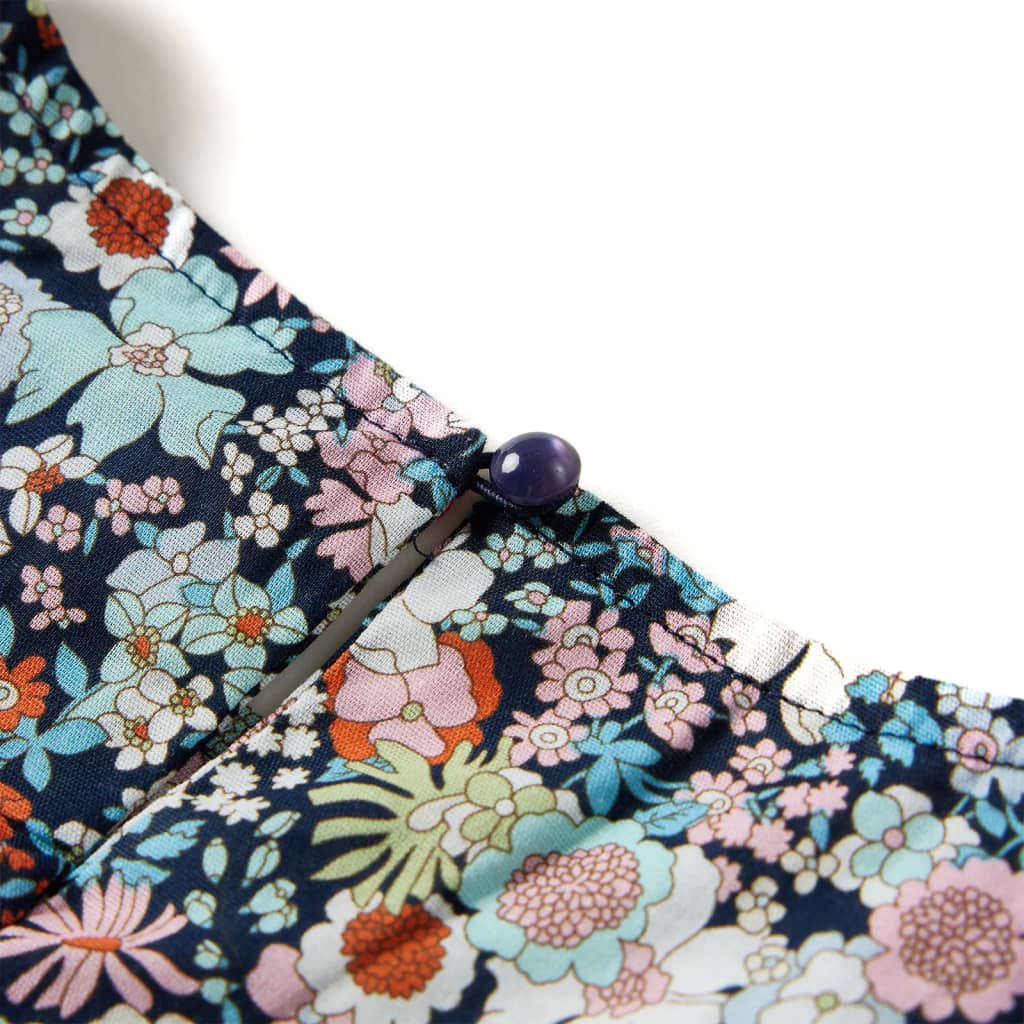 Camisola manga comprida para criança azul-escuro 92