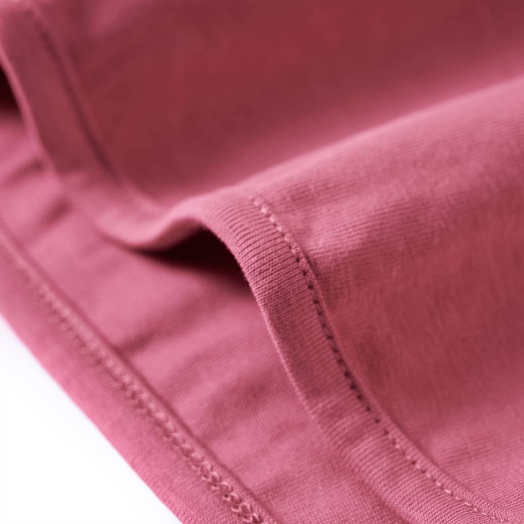 T-shirt de manga comprida para criança cor framboesa 92