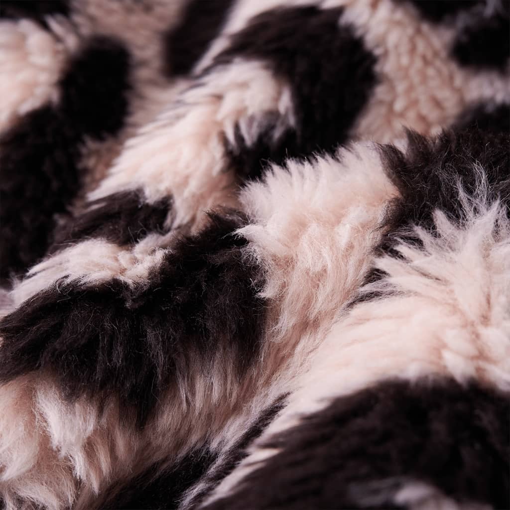 Casaco de criança pelo sintético rosa-claro 128