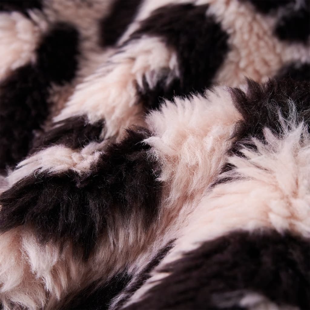 Casaco de criança pelo sintético rosa-claro 128