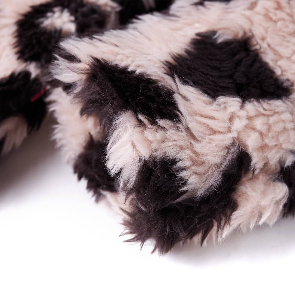 Casaco de criança pelo sintético rosa-claro 128