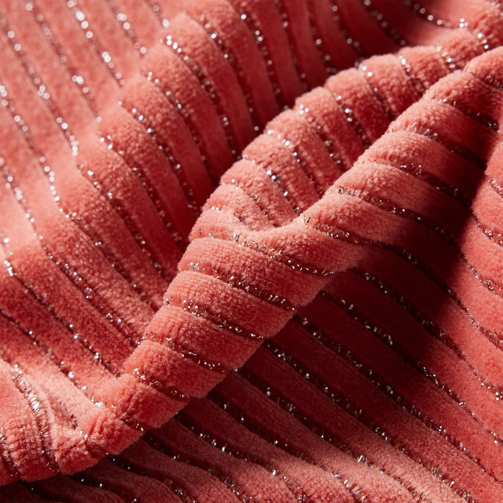 Vestido de manga comprida p/ criança rosa-médio 140