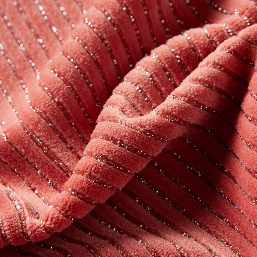 Vestido de manga comprida p/ criança rosa-médio 140