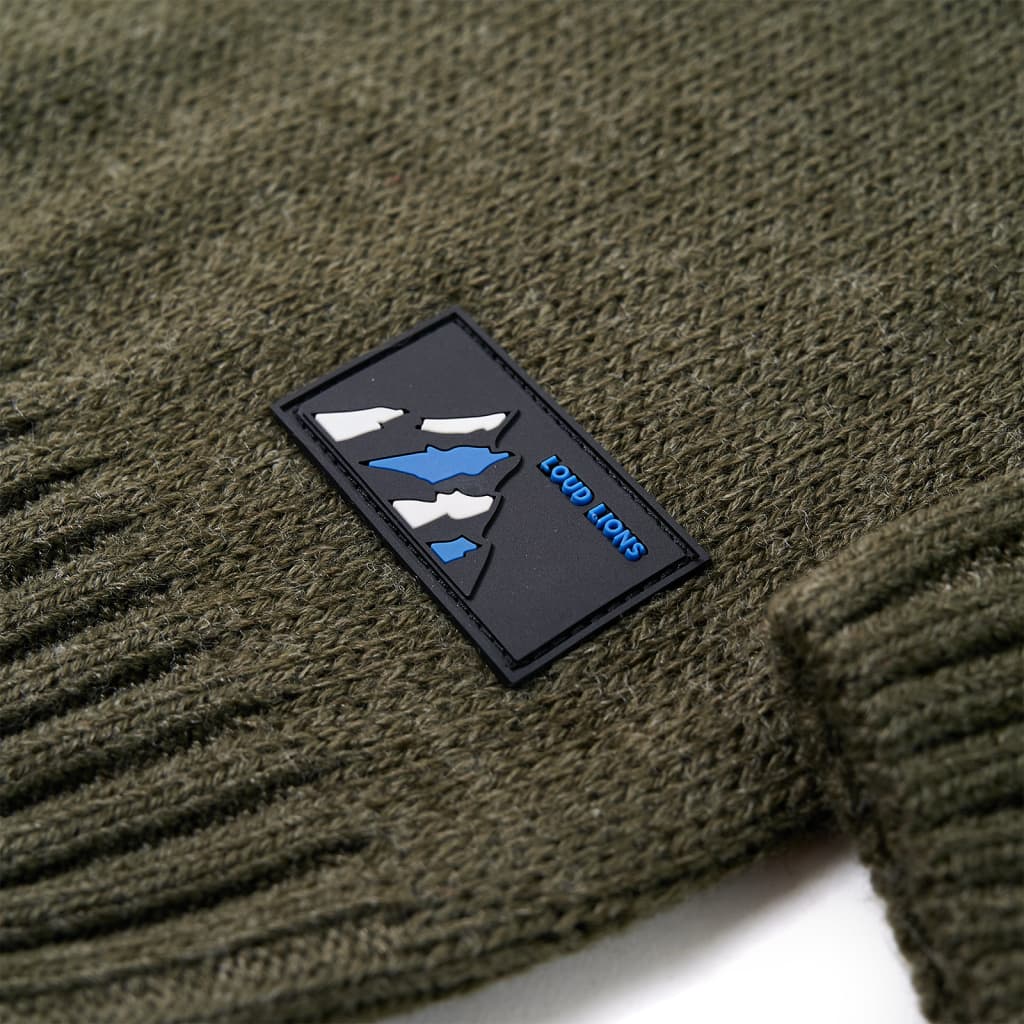 Camisola de malha para criança cor conhaque 104