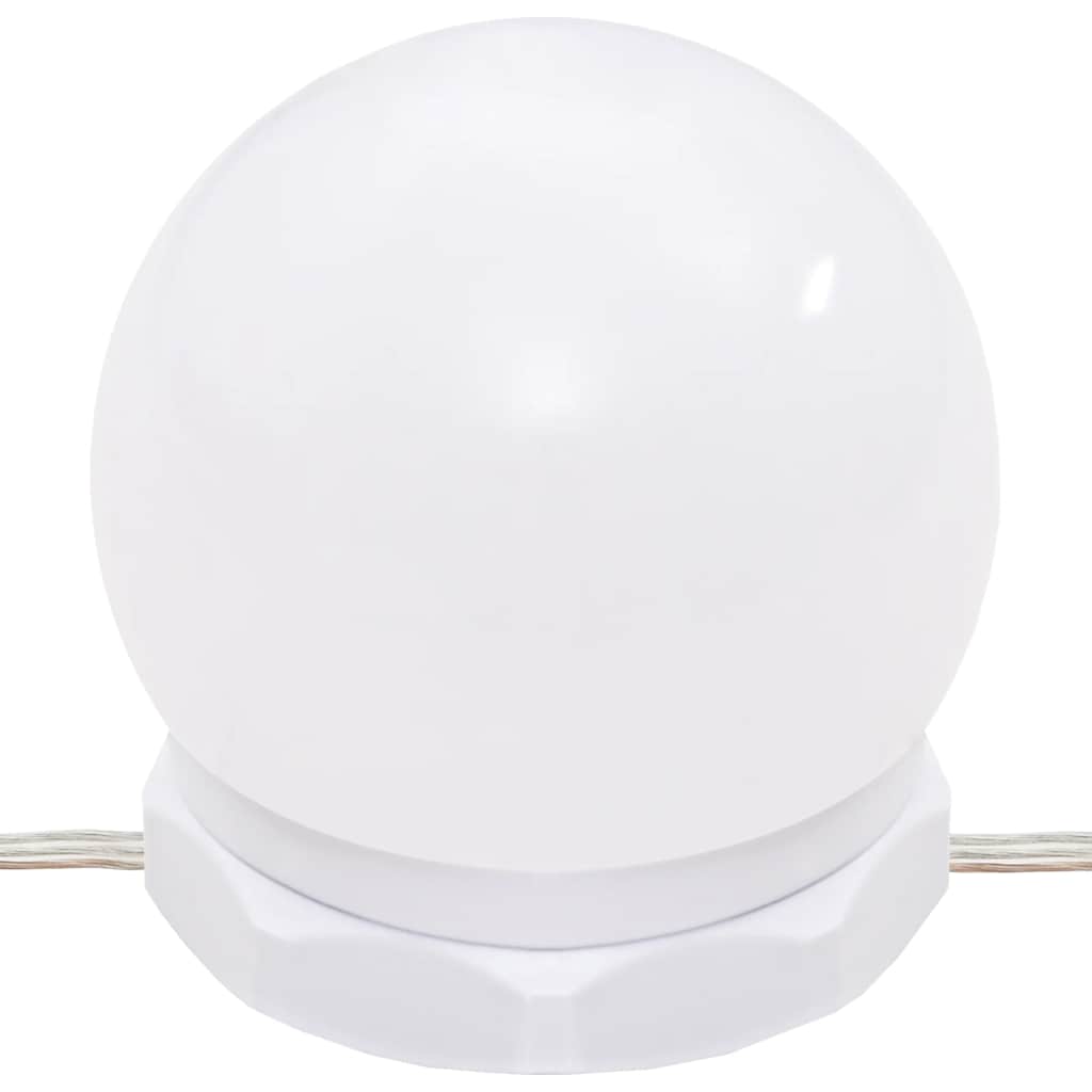 Toucador com luzes LED 96x40x142 cm branco