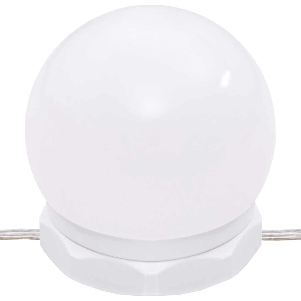 Toucador com luzes LED 96x40x142 cm carvalho fumado