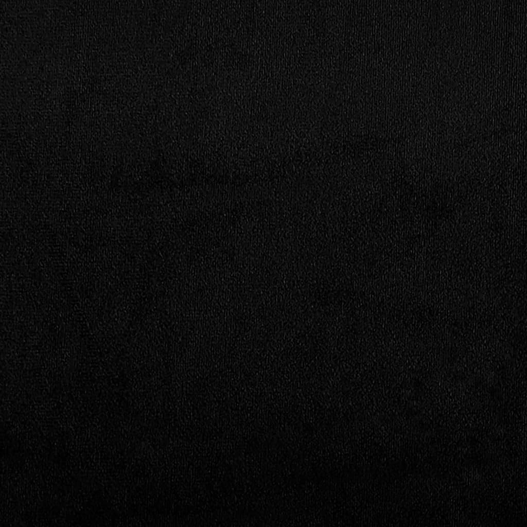 4 pcs conjunto sofás c/ almofadas tecido de microfibra preto