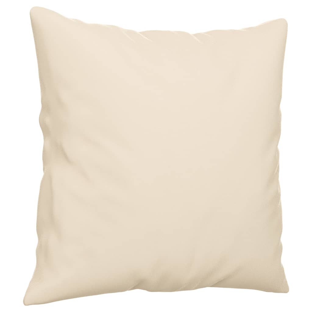 4 pcs conjunto sofás c/ almofadas tecido de microfibra bege