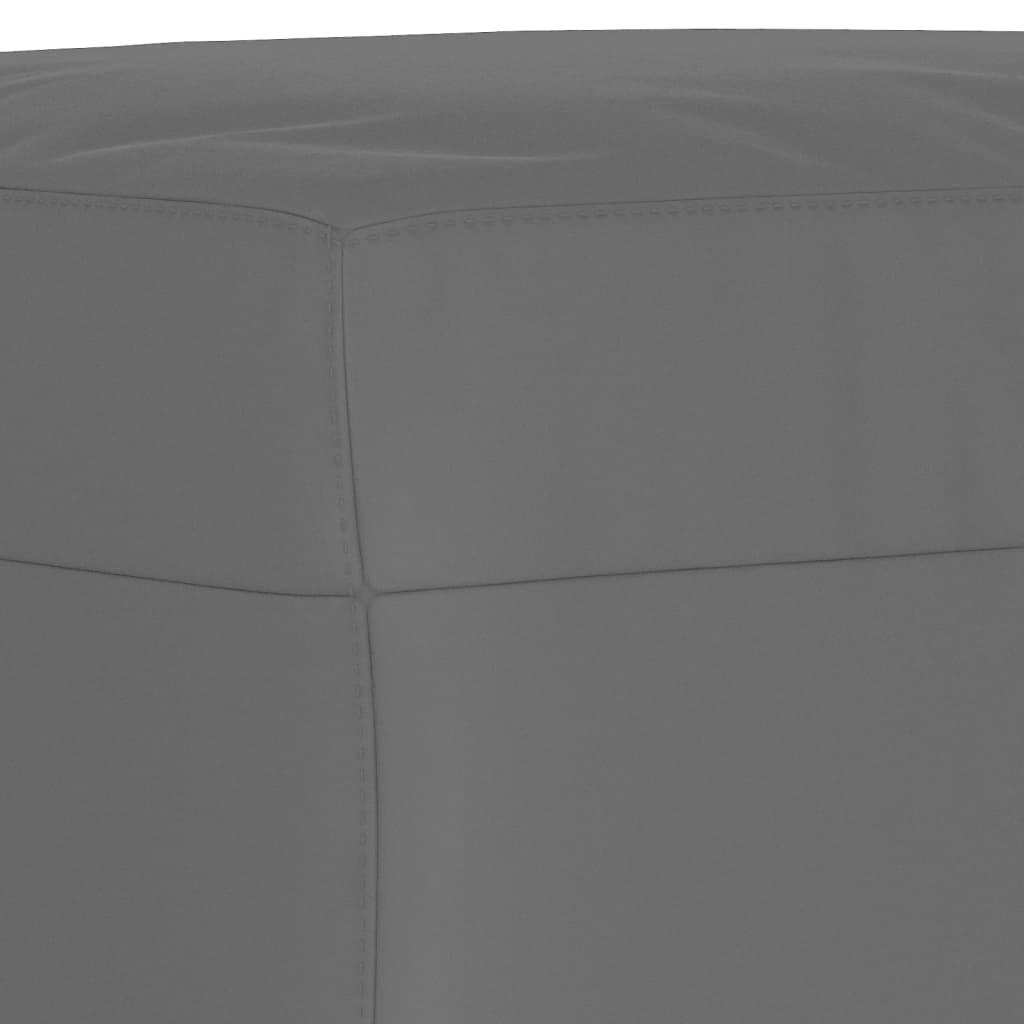 3 pcs conjunto sofás c/ almofadas microfibra cinza-escuro