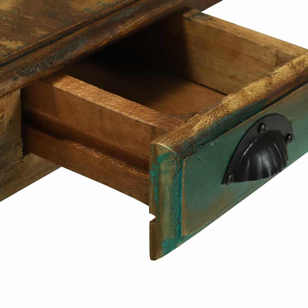 Mesa Castanho 112 x 55 x 76 cm Madeira recuperada maciça