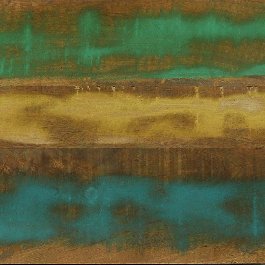 Mesa Castanho 112 x 55 x 76 cm Madeira recuperada maciça