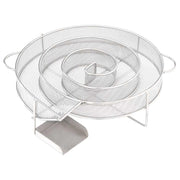 Gerador de fumo frio redondo 19,5 cm aço inoxidável