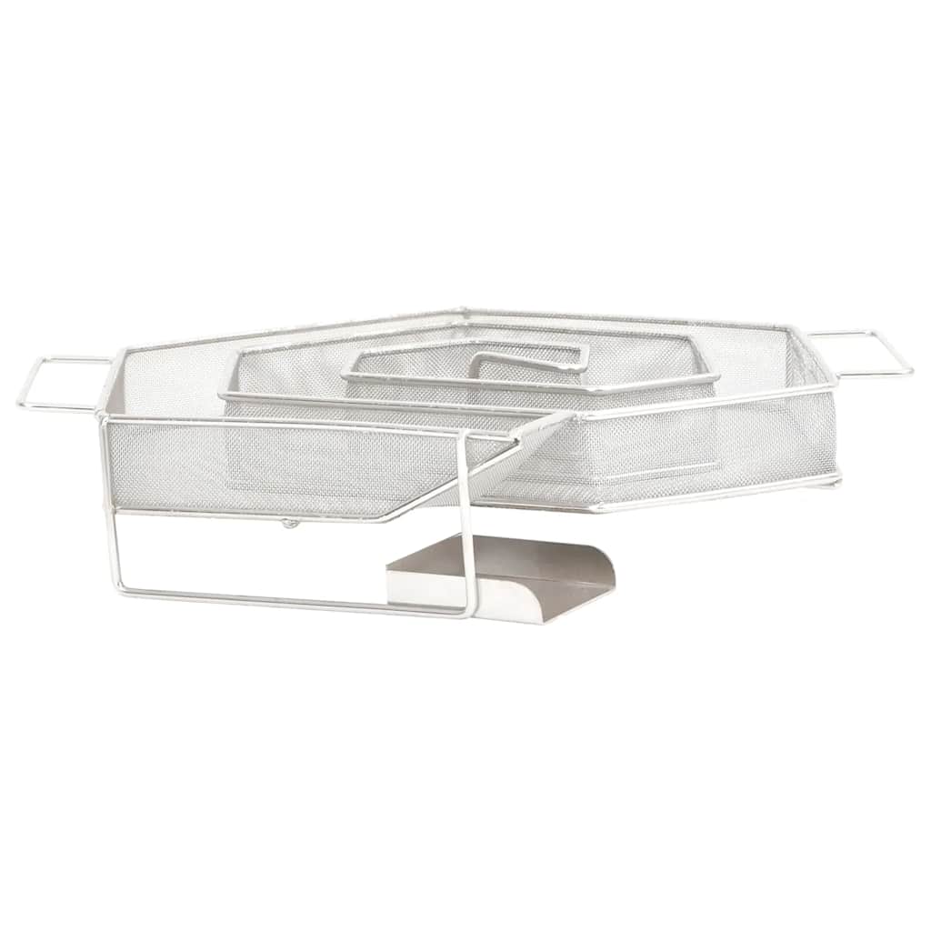 Gerador de fumo frio hexagonal 22,5 cm aço inoxidável