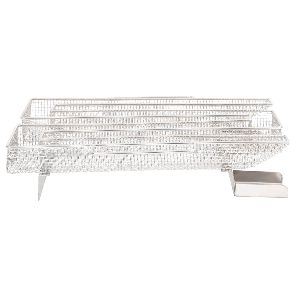 Gerador de fumo frio quadrado 22,5 cm aço inoxidável