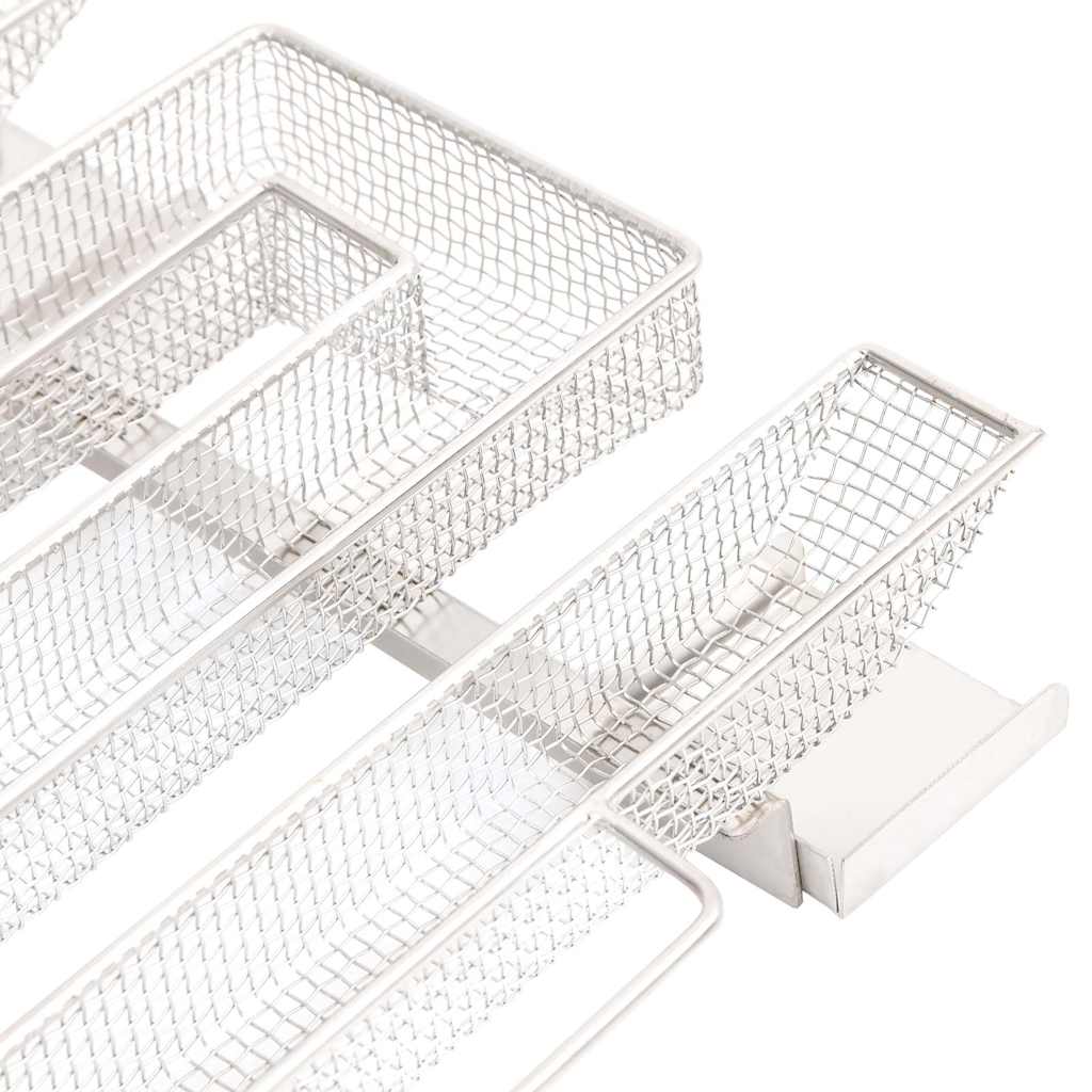 Gerador de fumo frio quadrado 22,5 cm aço inoxidável