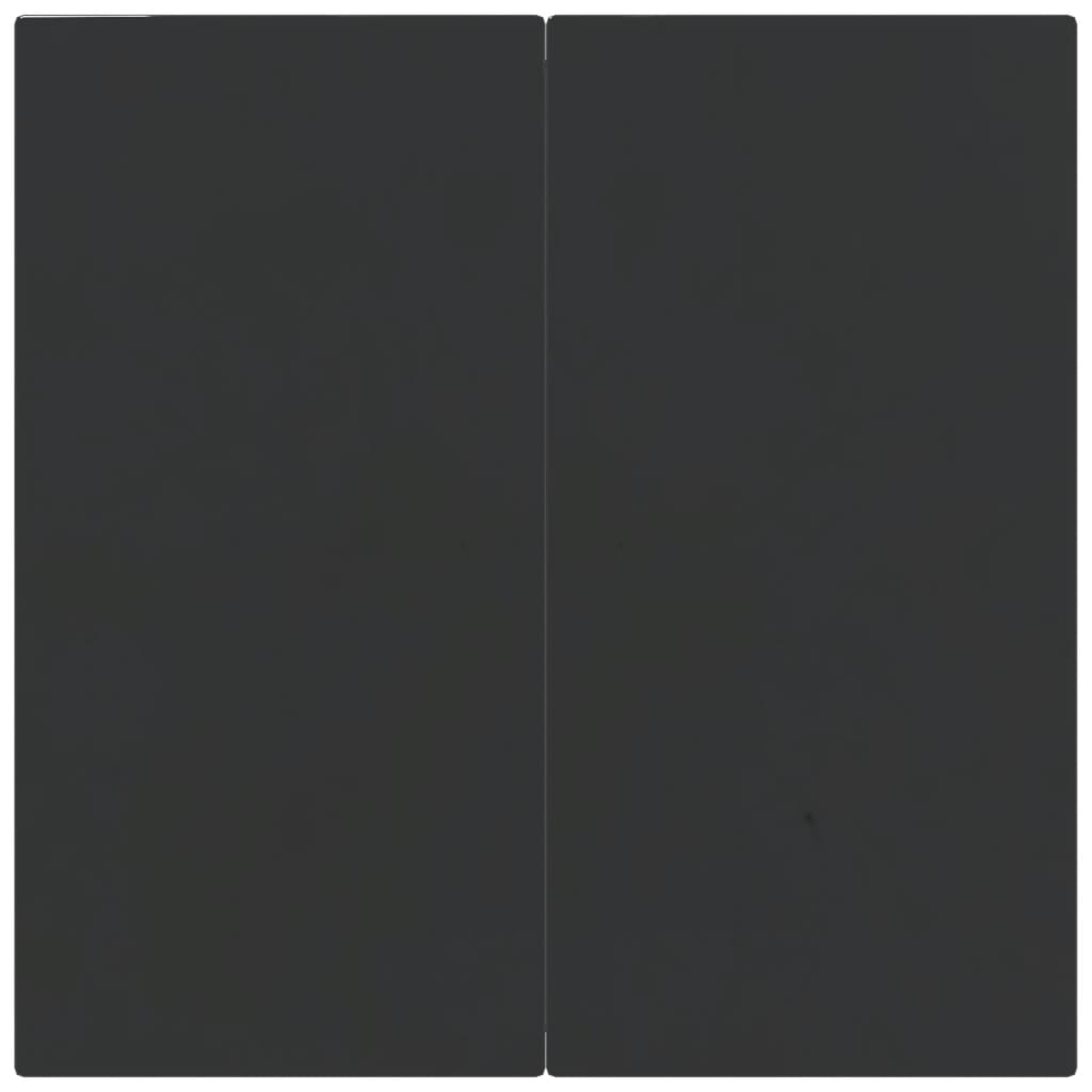 3 pcs conjunto de jantar para jardim vime PE e aço preto