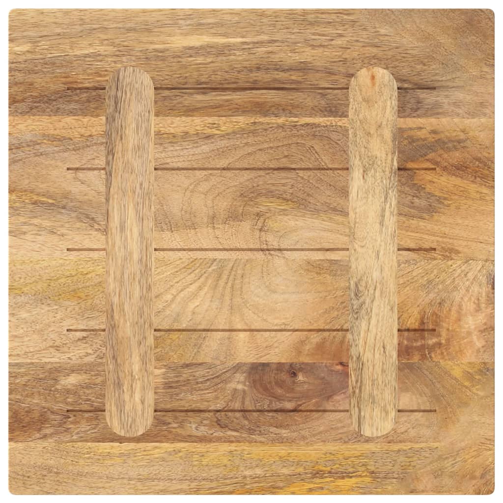 Tampo de mesa quadrado 40x40x3,8 cm mangueira maciça