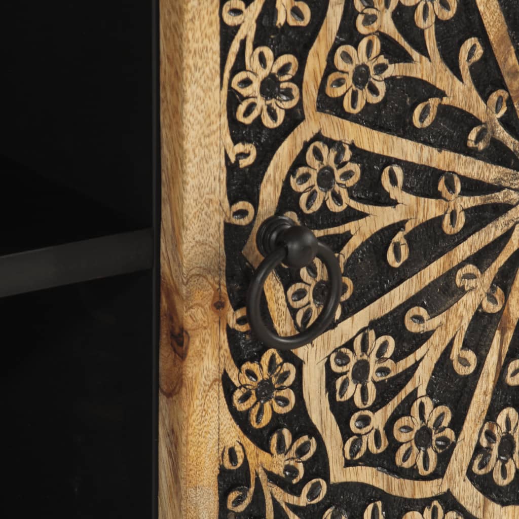 Móvel de TV 105x33x46 cm madeira de mangueira maciça