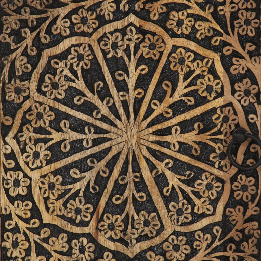 Móvel de TV 105x33x46 cm madeira de mangueira maciça