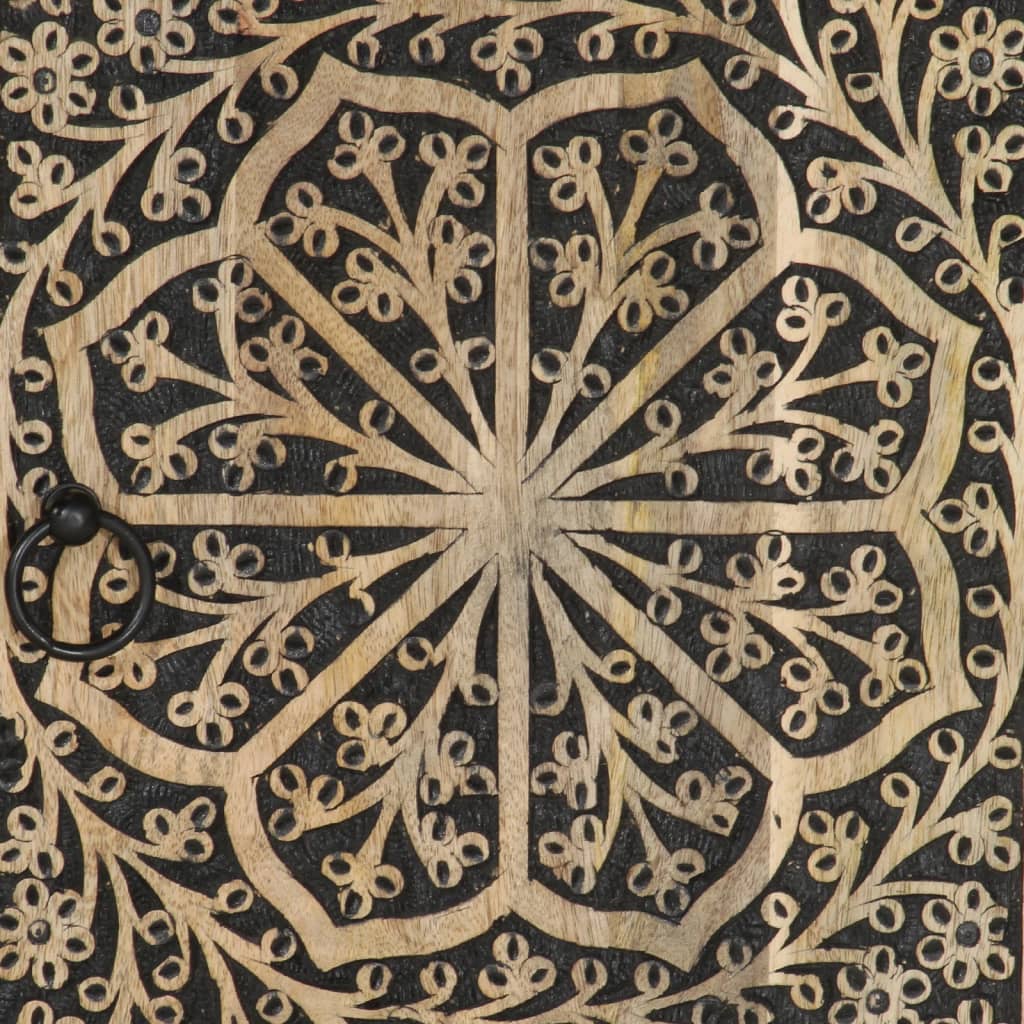 Móvel de apoio 90x33x75 cm madeira de mangueira maciça