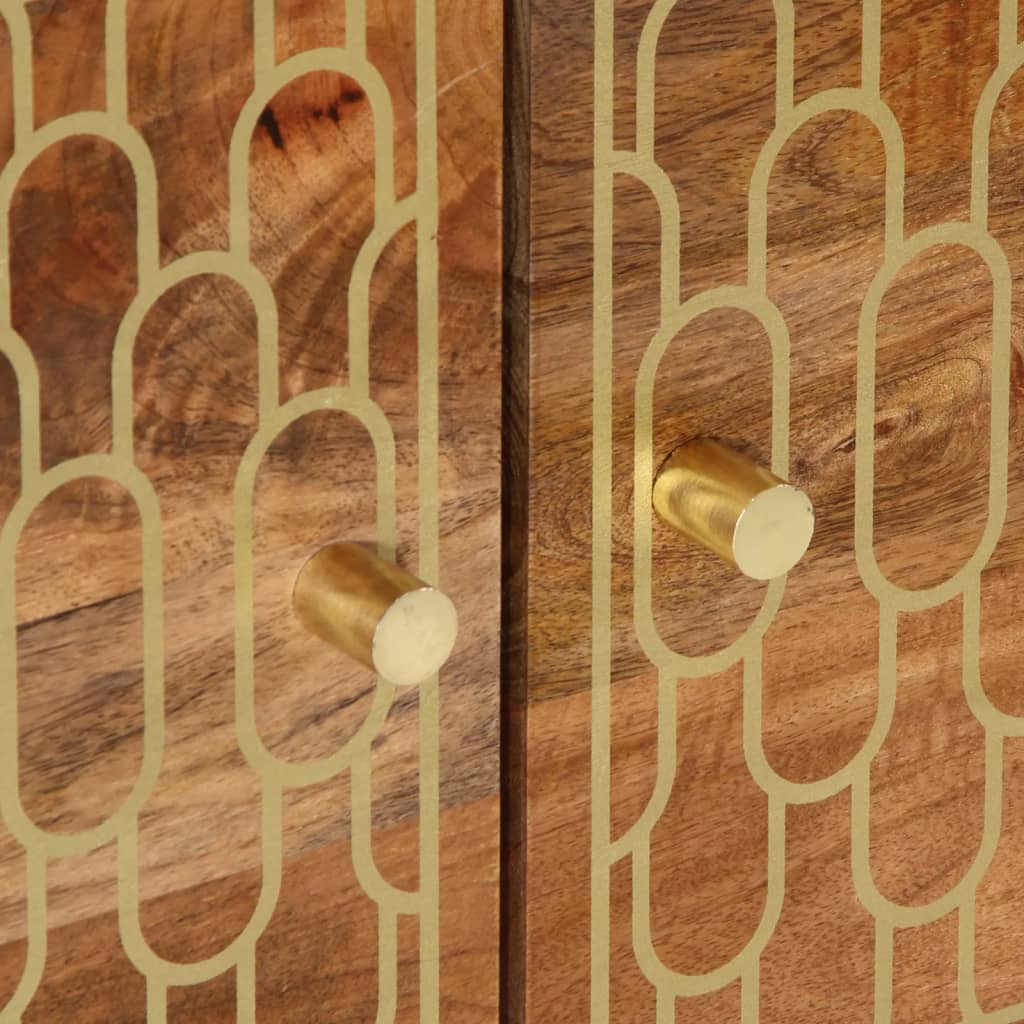 Mesa de centro 80x50x40 cm madeira de mangueira maciça