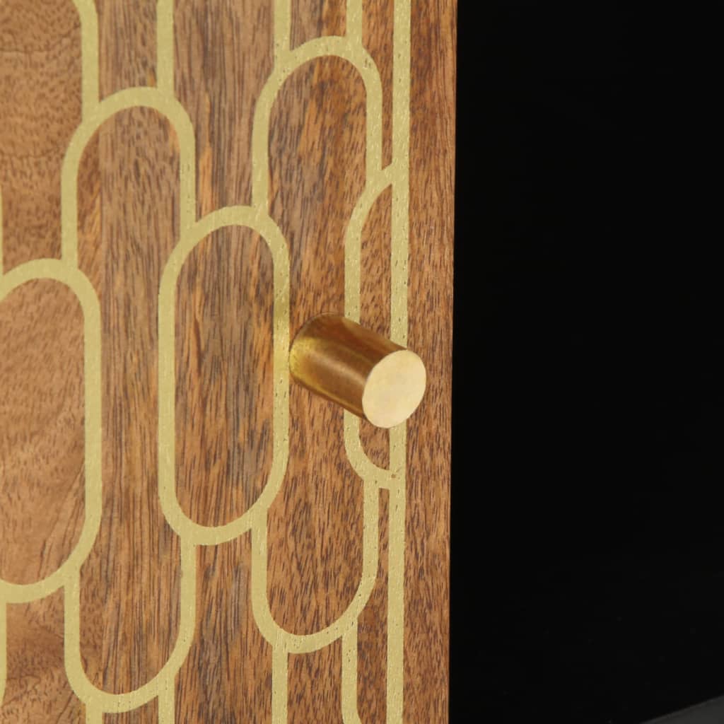 Mesa de centro 100x54x40 cm madeira de mangueira maciça