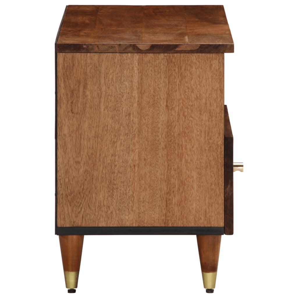 Móvel de TV 80x33x46 cm madeira de mangueira maciça