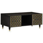 Mesa de centro 100x54x40 cm madeira de mangueira maciça