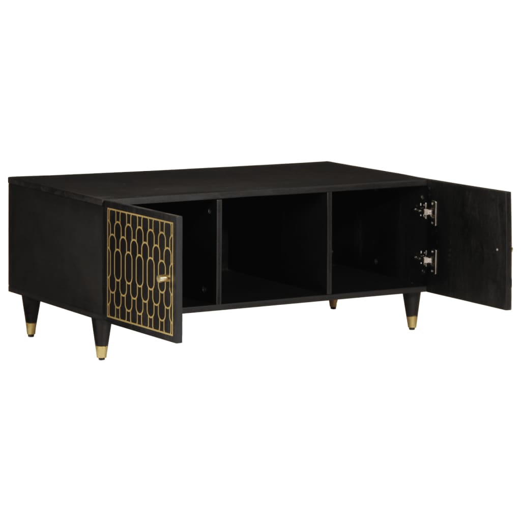 Mesa de centro 100x54x40 cm madeira de mangueira maciça