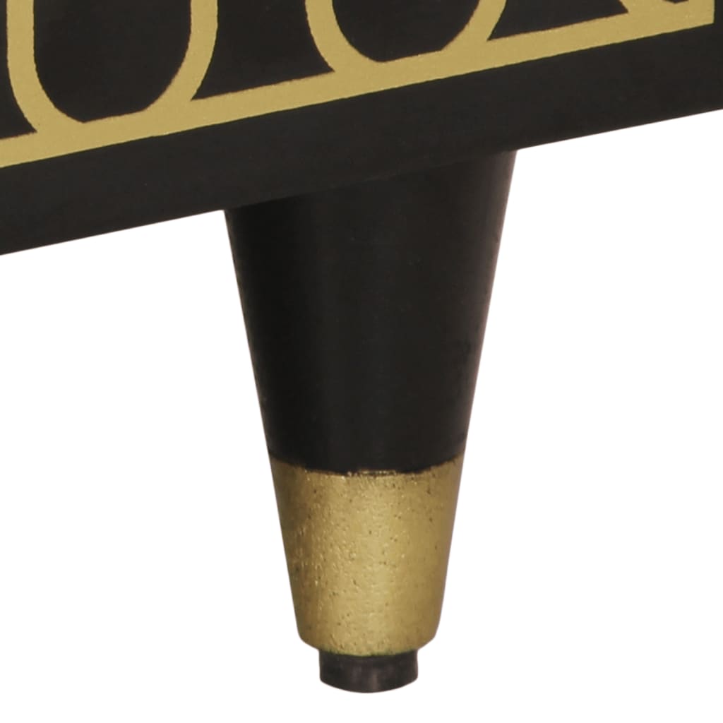 Mesa de centro 80x54x40 cm madeira de mangueira maciça