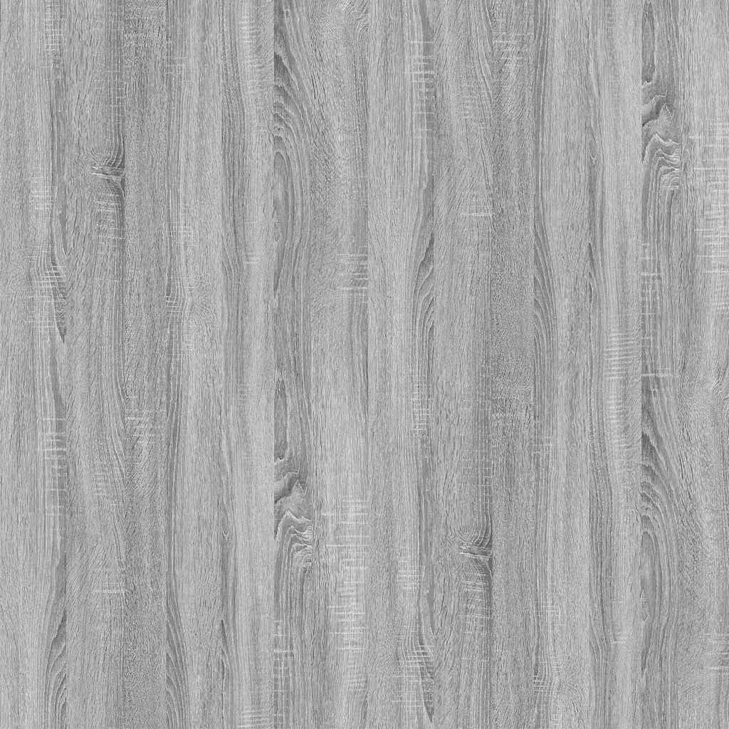 2 pcs conjunto móveis WC derivados de madeira sonoma cinza